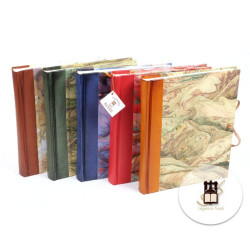 Colored leather photo albums