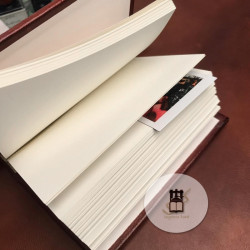Livre d'or classique en cuir