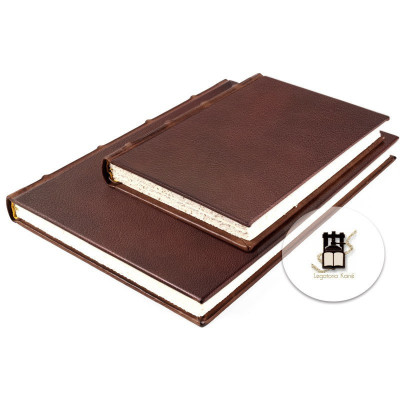 Old style handmade leather journals with high quality paper.
