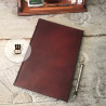 Old style handmade leather journals with high quality paper.