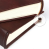 Album photo cuir italien luxe, style classique, tous les formats.