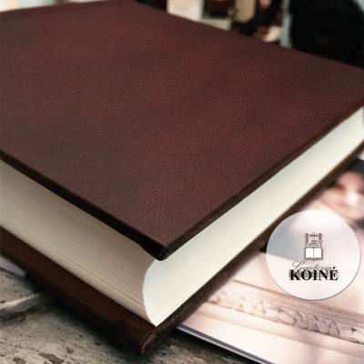 Album photo cuir italien luxe, style classique, tous les formats.