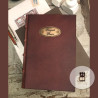 Journal intime relié cuir, cadeau pour esprits crépusculaire.