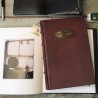Journal intime relié cuir, cadeau pour esprits crépusculaire.