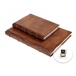 Classic leather guest books