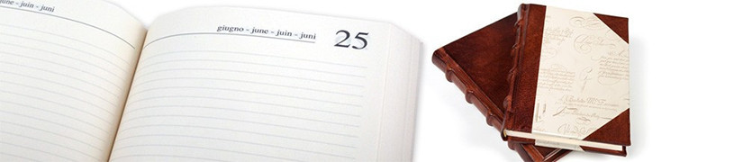 Record your daily experiences in one of our  beautiful diaries.