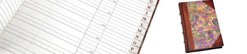 Un répertoire pour garder noms, numéros et adresses pour toujours.